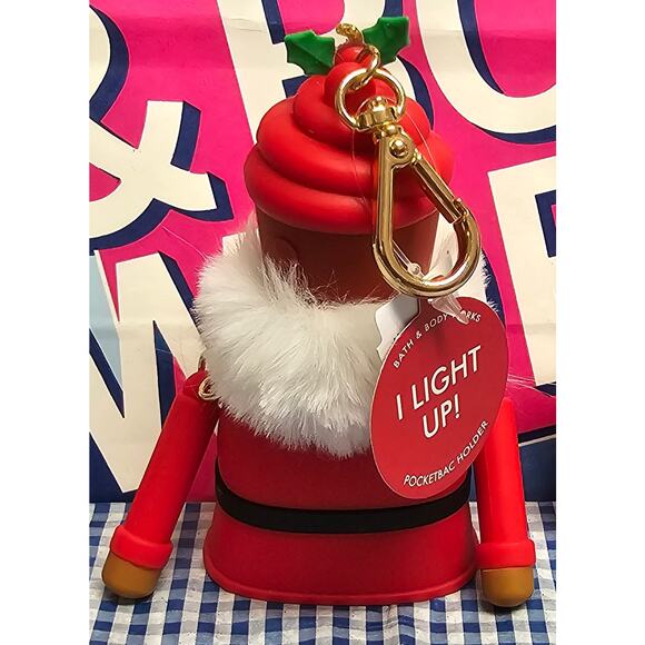 BBW Light Up Beard Nutcracker Pocketbac Holder Crackin Me Up Sugar Cookie Refill - Picture 3 of 4